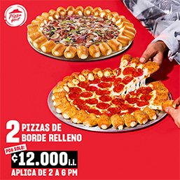 Dos Pizza Borde Relleno